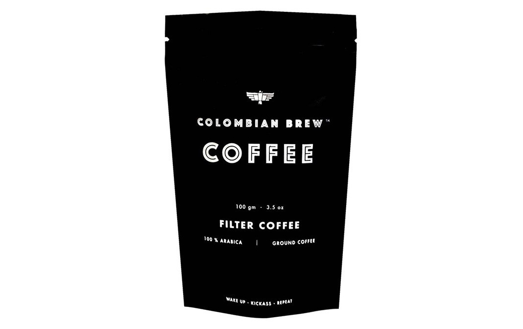 Colombian Brew Arabica & Ground Filter Coffee   Pack  100 grams